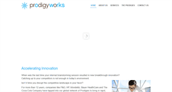 Desktop Screenshot of prodigyworks.com